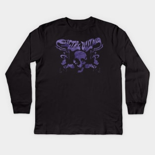 Distressed Electric Wizard Kids Long Sleeve T-Shirt